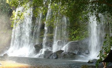 Waterfall and Kampong Phluk